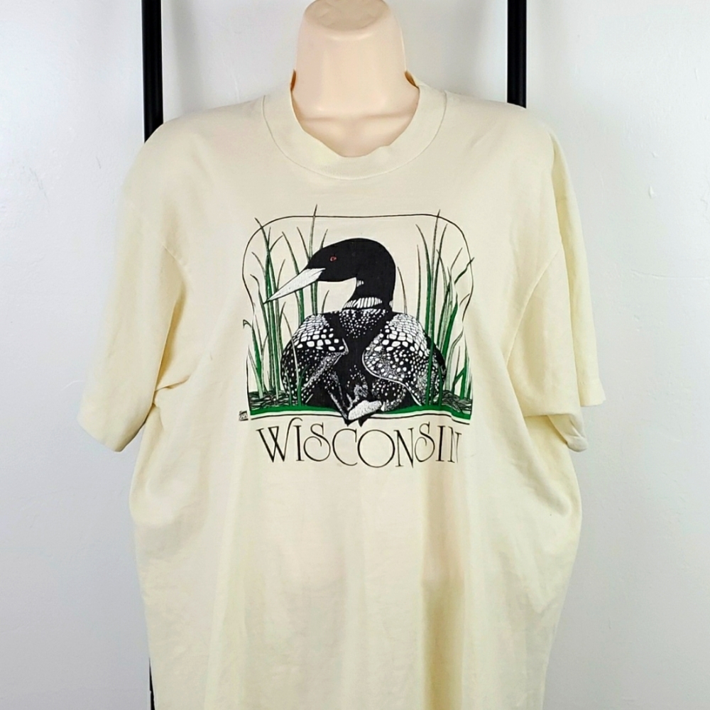 Vintage 1980 t-shirt Screen Stars Best graphic tee short sleeve men size XL